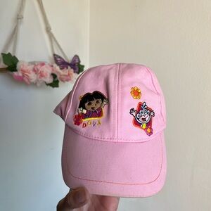 Y2K Pink Kids Dora the Explorer Cap